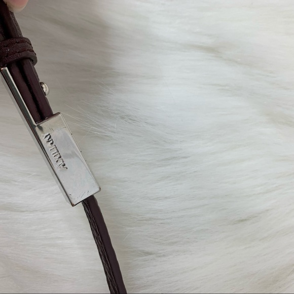 Aritzia Auxiliary Calisch Crossbody Bag Maroon - Picture 8 of 16